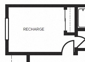 one bedroom floor plan l 777 Broadway Apartments in Oakland